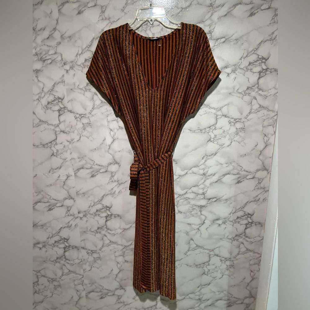 Zara Trafaluc V Neck Dress